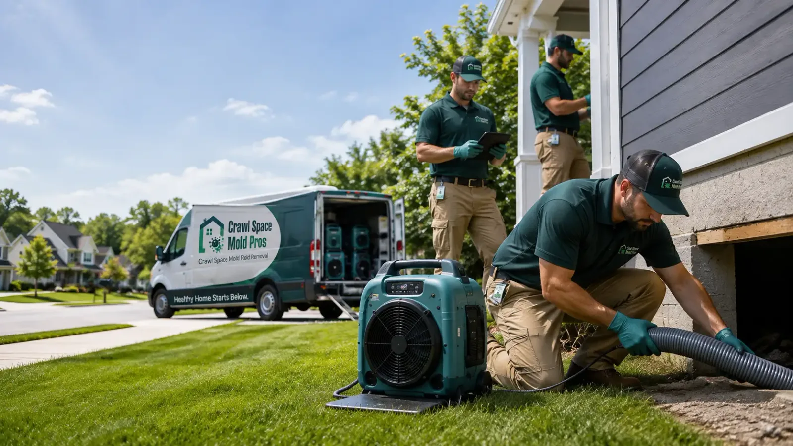 Crawl Space Mold Removal in South Sioux City, NE